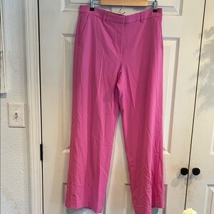 H&M Pink Straight-Leg Trousers